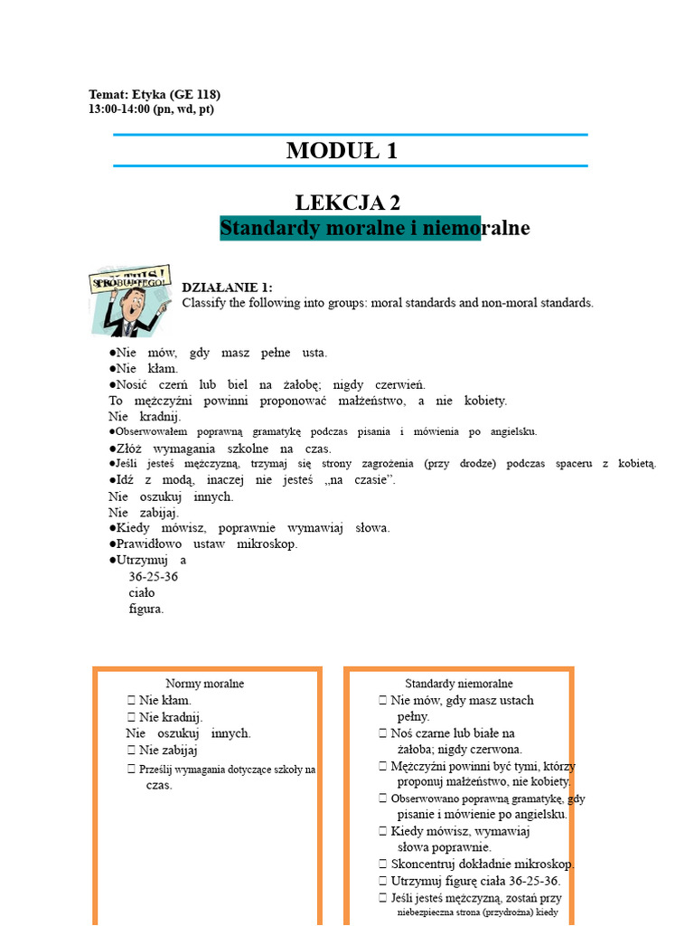 Lekcja 2 | PDF