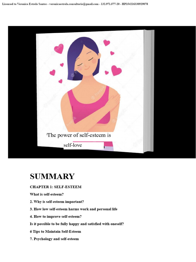 The Power of Self-Esteem and Self-Love | PDF | Self Esteem | Feeling