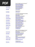 Aerospace Contacts