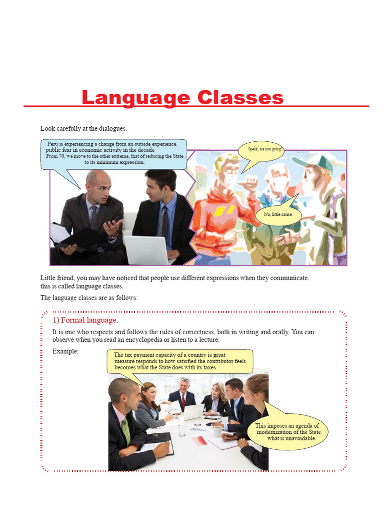 Understanding Language Classes | PDF | Psychological Concepts ...