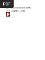 Free Scribd Document Download Guide | PDF | Scribd | Internet