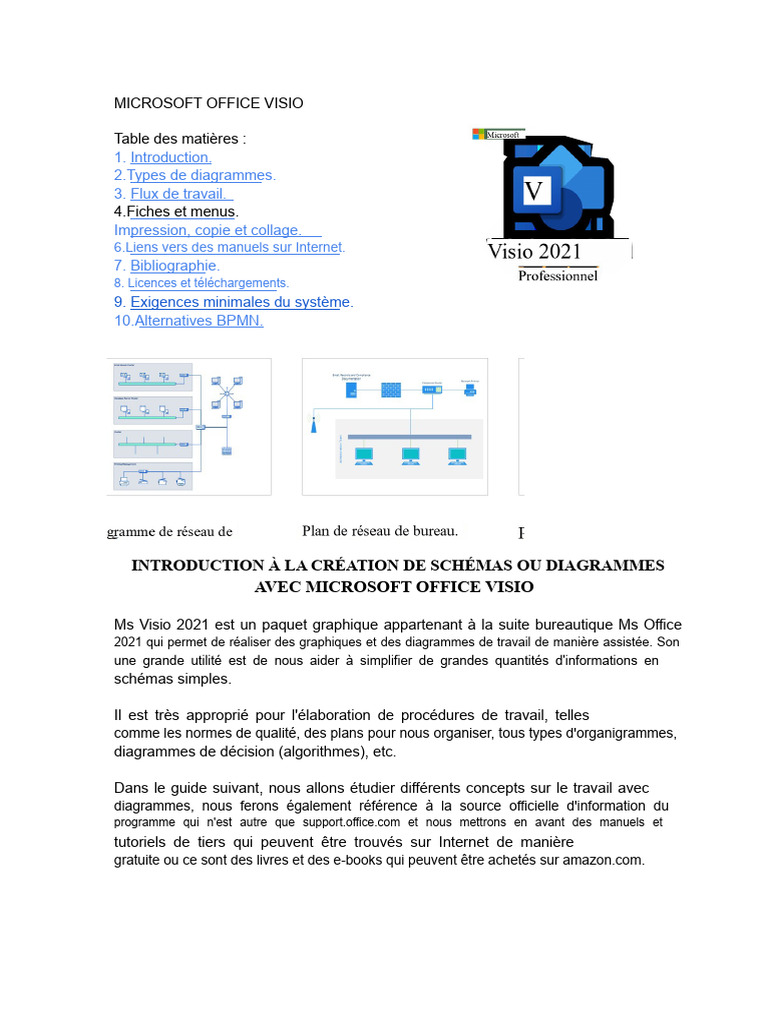 Guide Complet sur Microsoft Visio 2021 | PDF