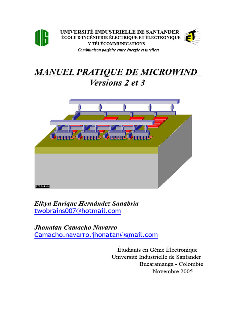 Manuel pratique de Microwind 2 et 3 | PDF | Transistor à effet de champ ...