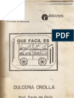 Recetario Qué Fácil es - Dulcería Criolla