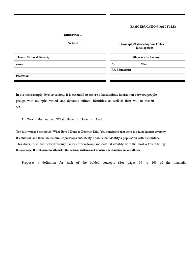 Script What Have I Done To God Identity Factors | PDF ...
