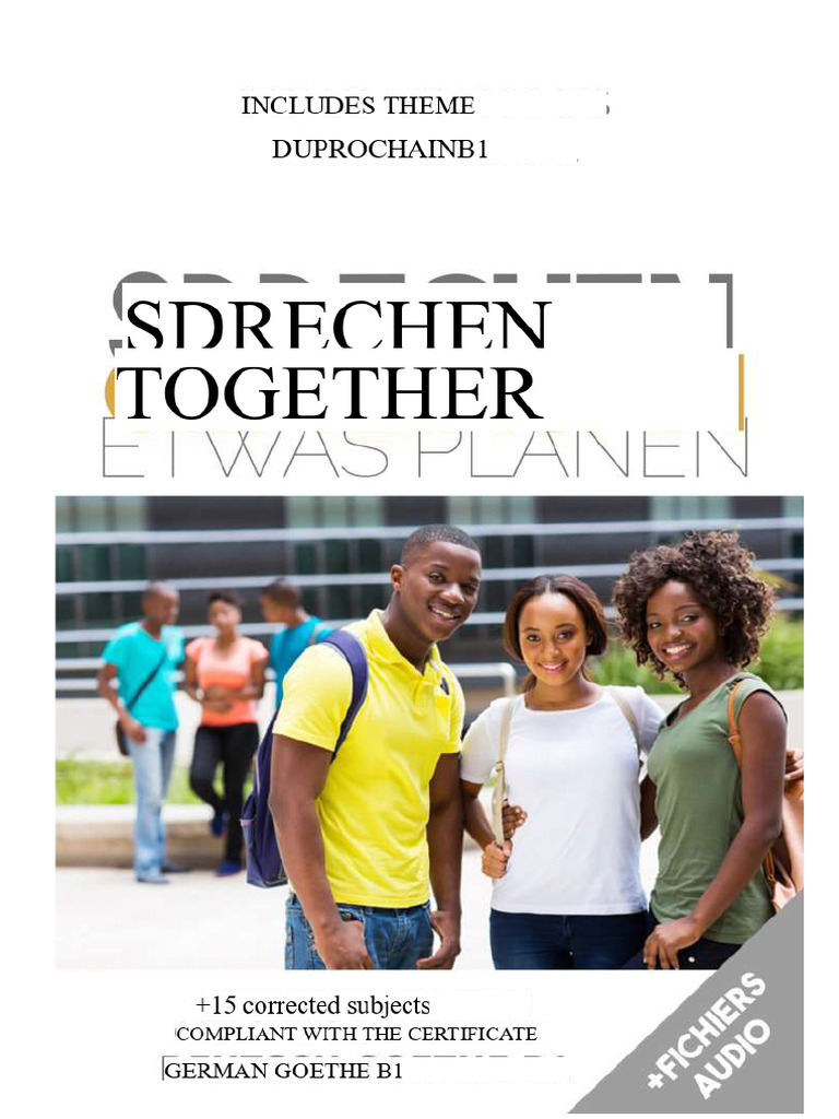 Planning Activities for B1 German Exam | PDF