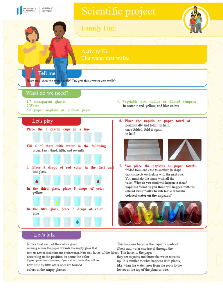 Unit 5 - The Family - Scientific Project | PDF