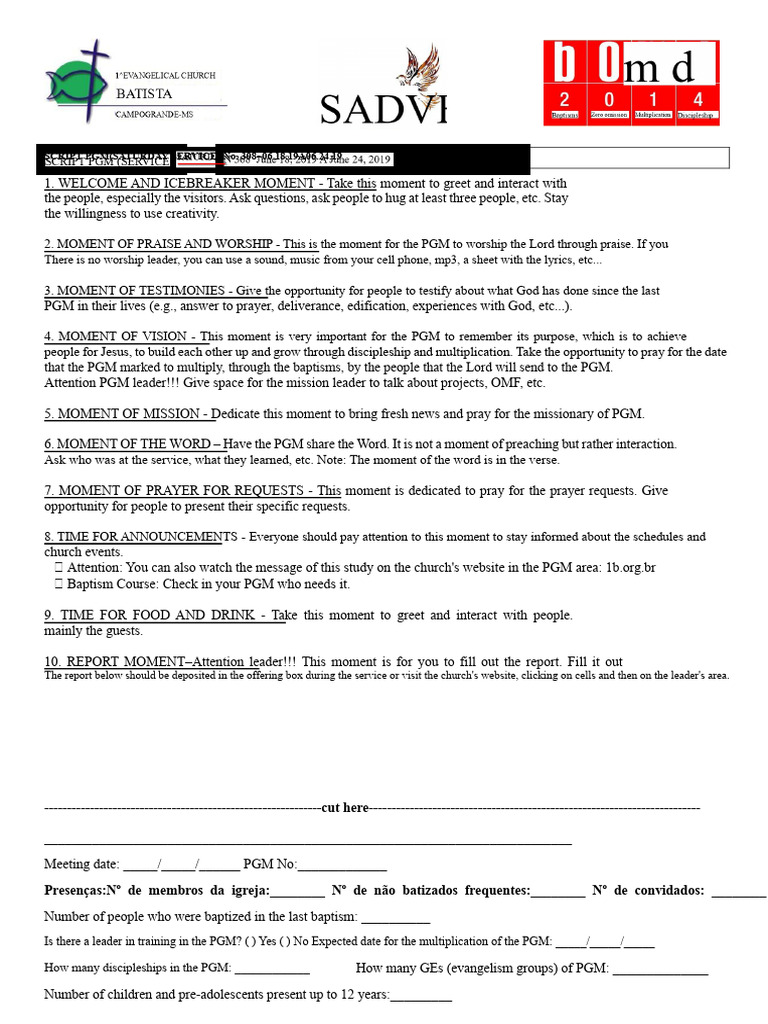 Saturday Service PGM Script Overview | PDF | Jesus | Paul The Apostle