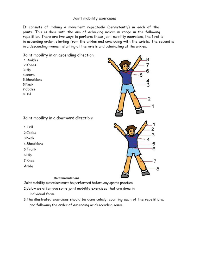 Joint Mobility Exercises Pdf