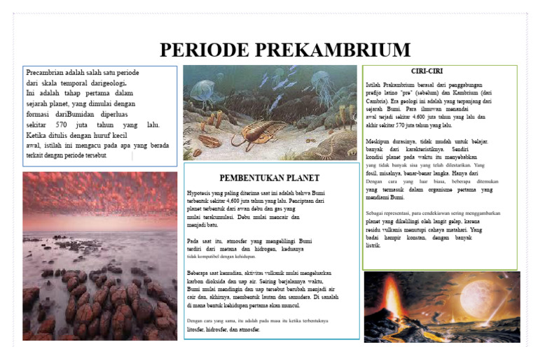 Ciri-Ciri Periode Prekambrium | PDF