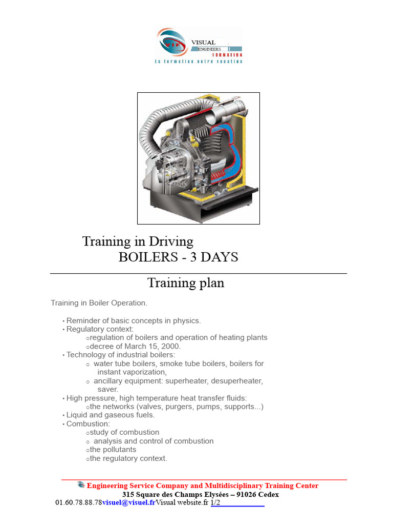 Boiler Operation Training Program | PDF | Boiler | Combustion