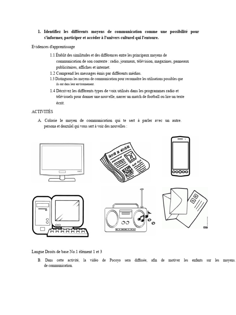 Moyens de communication et interprétation | PDF