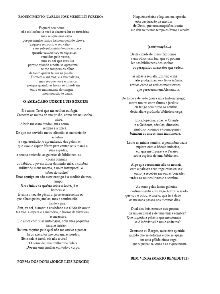 Poemas sobre amor e solidão | PDF | Amor | Céu