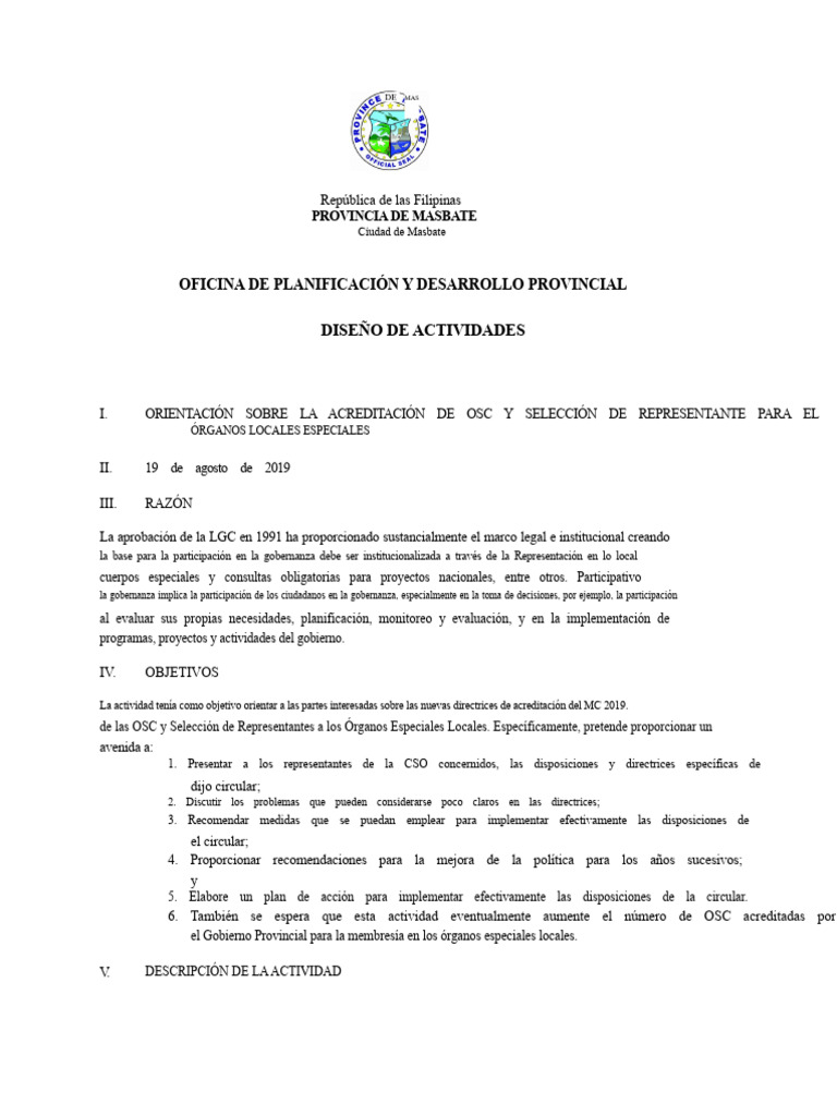 Diseño de Actividades para La Orientación de Cso | PDF