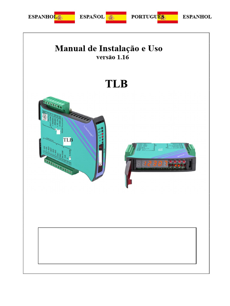 Manual de Instalação e Uso TLB 1.16 | PDF | Desperdício | Terra