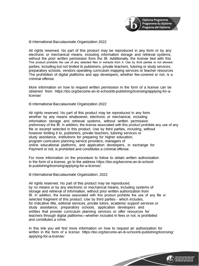 Spanish Ab Initio Paper 2 Reading Comprehension Text Booklet SL Spanish ...