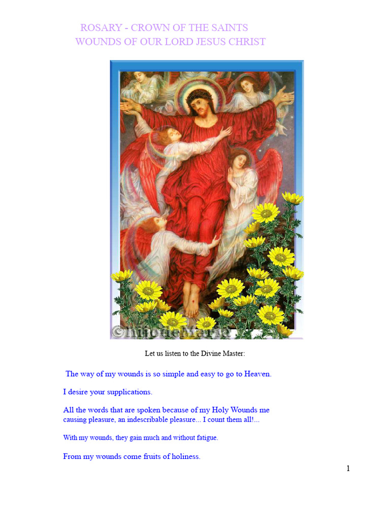 Healing Through the Holy Wounds Rosary | PDF | God The Father | Prayer