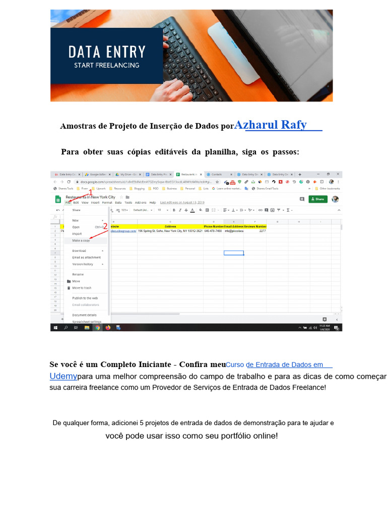 Projetos de Prática de Digitação - Azharul Rafy | PDF | Informática