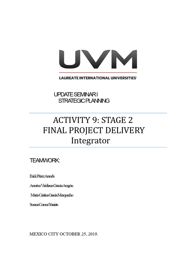 Activity 9 Stage 2 Final Delivery Integrative Project PDF | PDF | Sugar ...