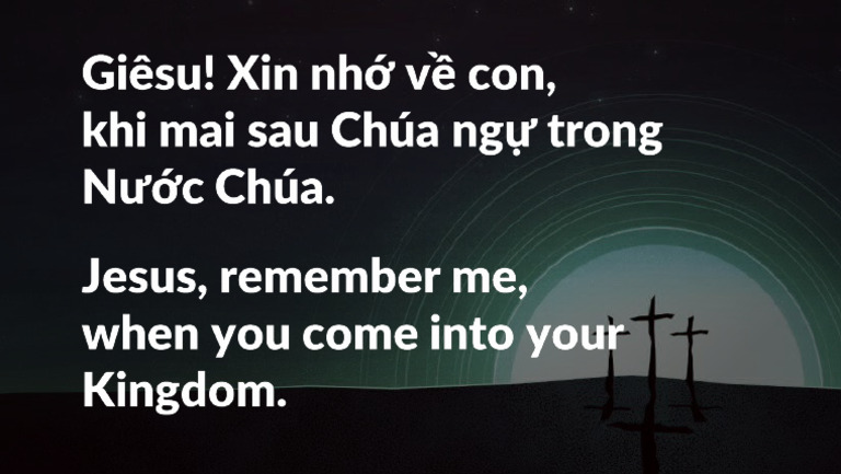 Jesus Remember Me | PDF