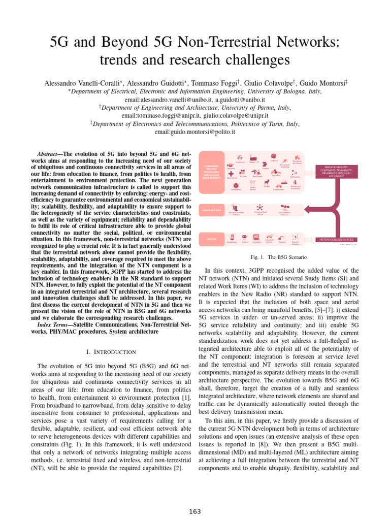 5G and Beyond 5G Non-Terrestrial Networks Trends and Research ...