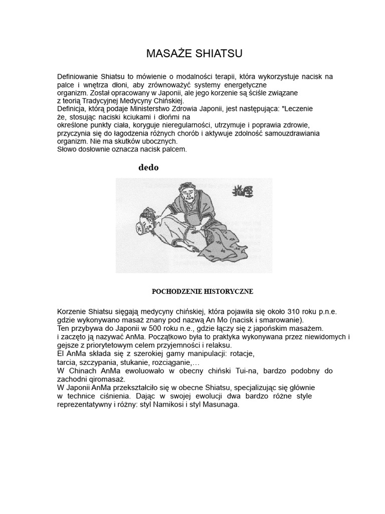 Meridiany Shiatsu | PDF