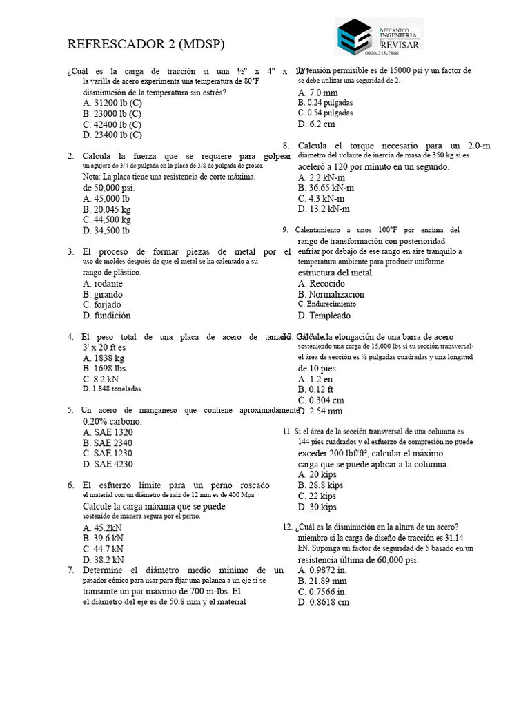 Refrescador 2 (MDSP) | PDF | Tornillo | Soldadura