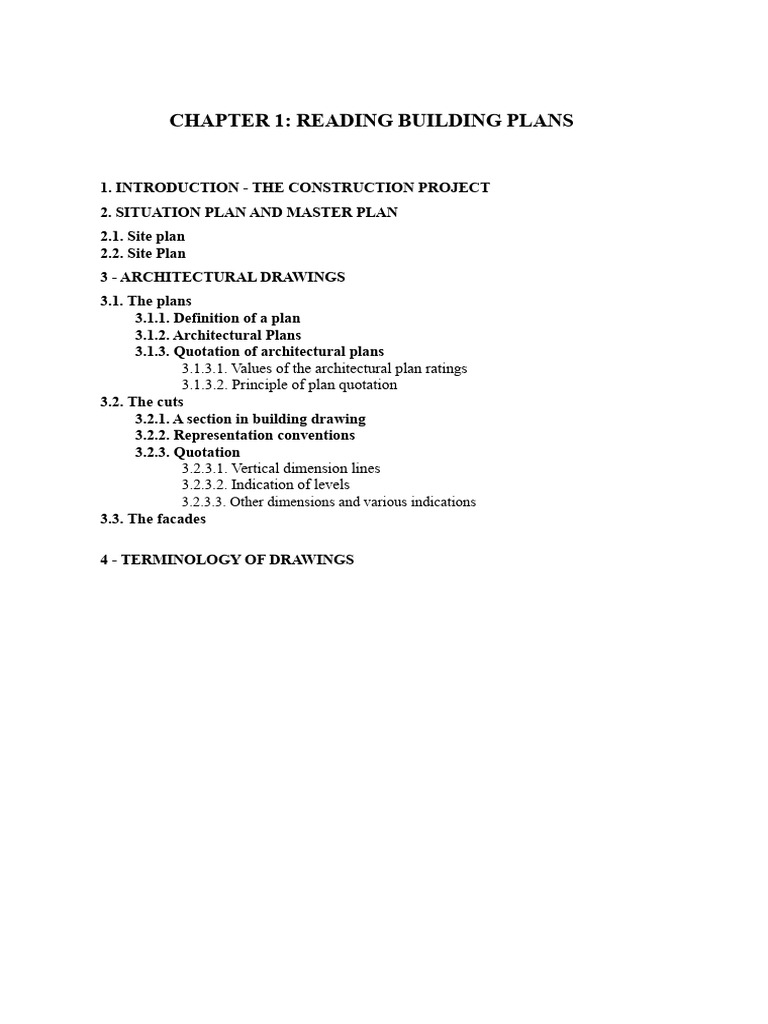 Understanding Building Plans Basics | PDF | Wall | Roof