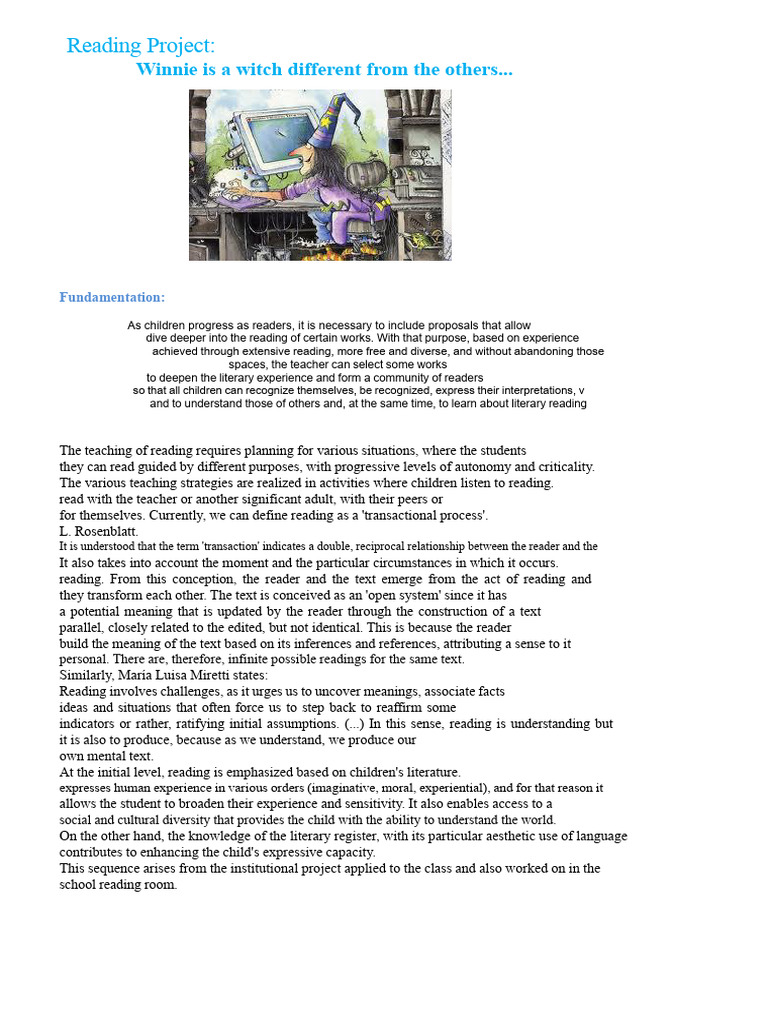 Engaging Children with Winnie the Witch | PDF | Experience ...