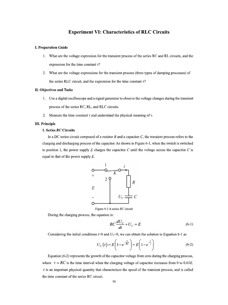 Characteristics of RLC | PDF