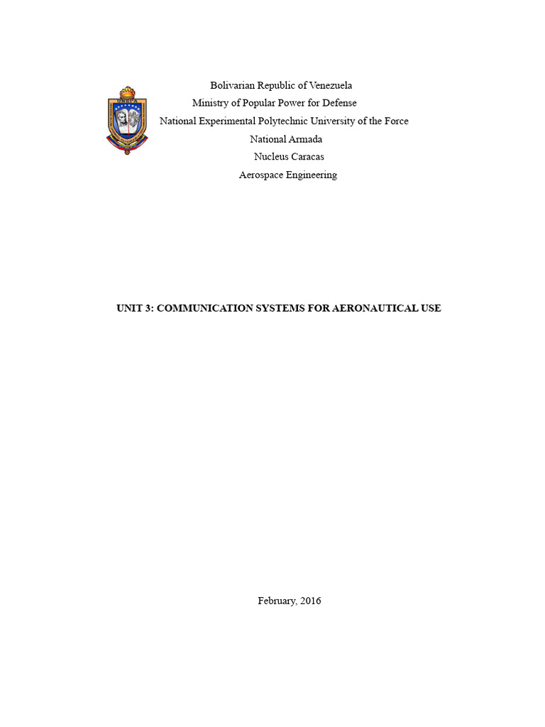 Aviation Communication Systems | PDF | High Frequency | Ultra High ...