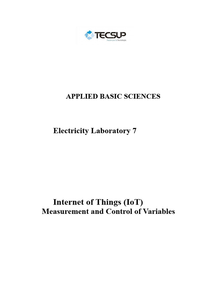 CBA Lab 7-Measurement and Control of Variables 2019-I | PDF | Sensor ...
