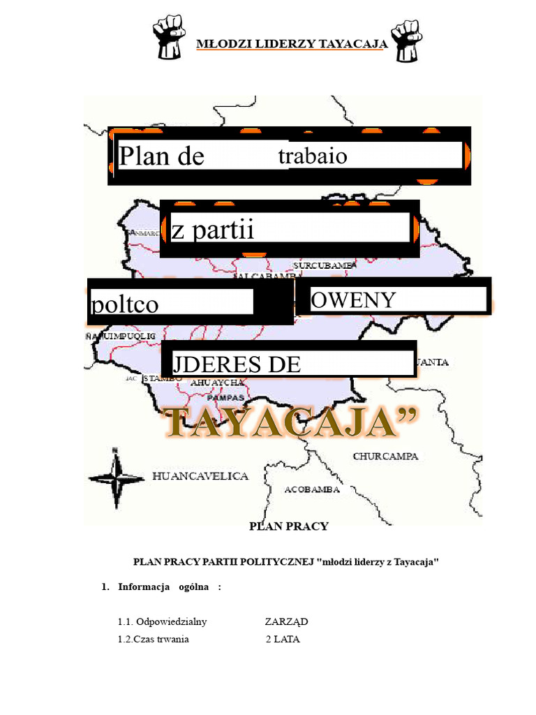 Plan Pracy CPJ | PDF