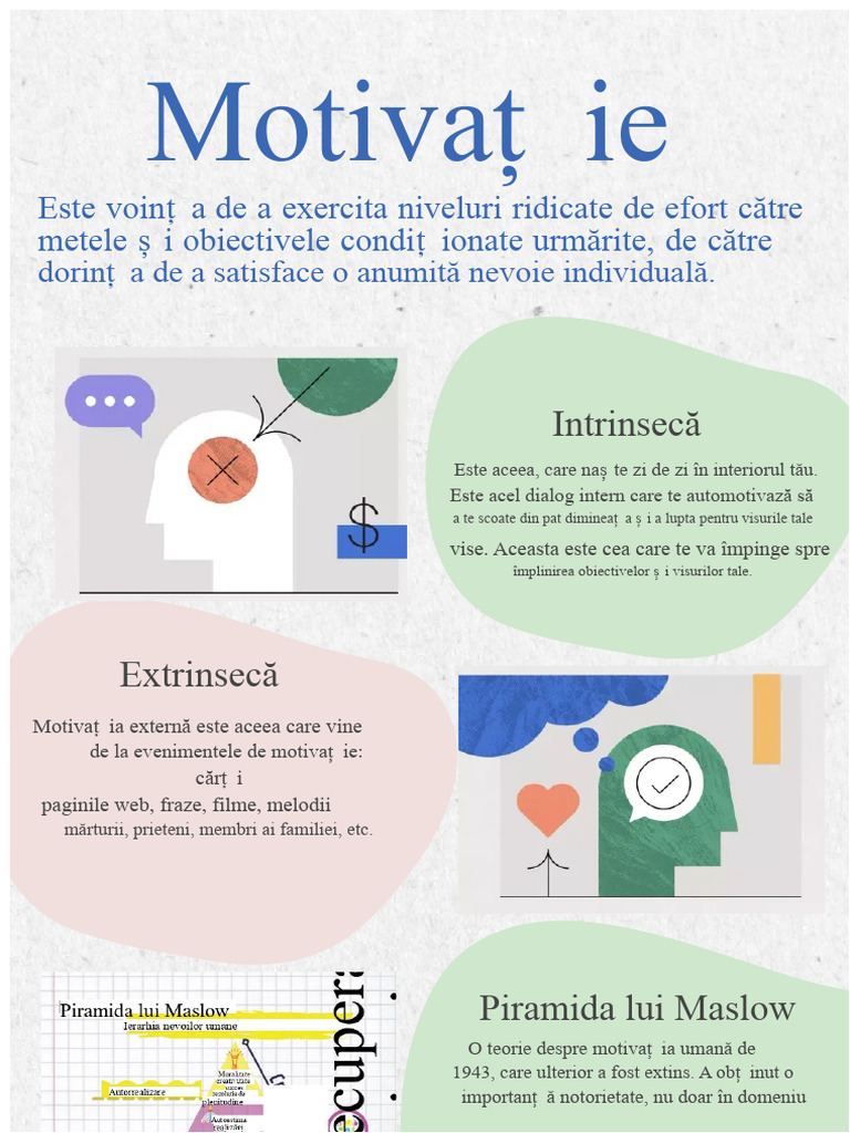 Infografie Motivație | PDF