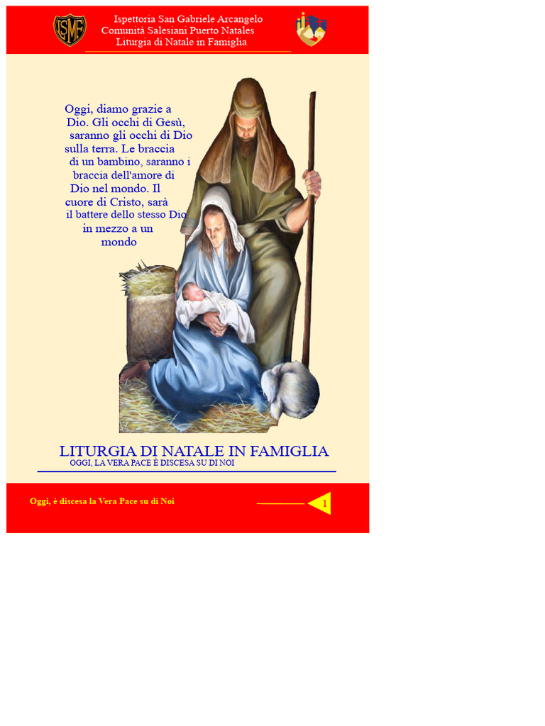Liturgia Di Natale in Famiglia (PDF) | PDF