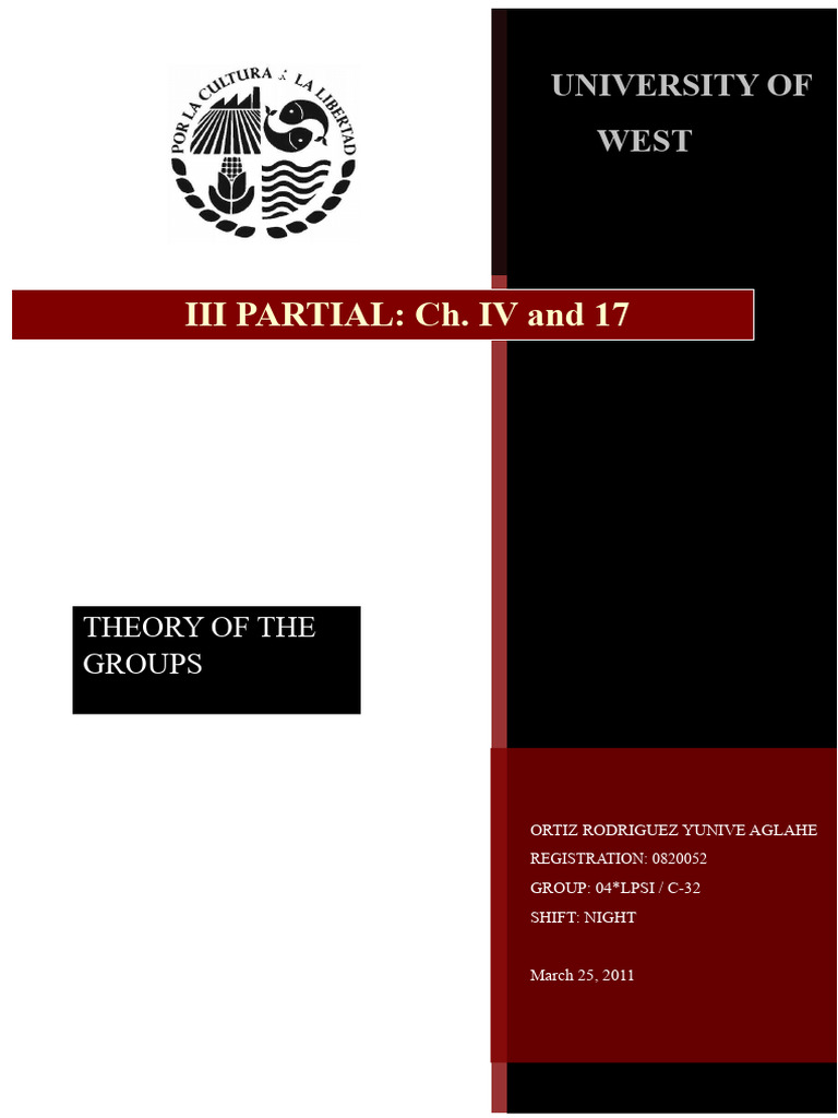 Study of Natural Groups and Estimation Methods | PDF | Attitude ...