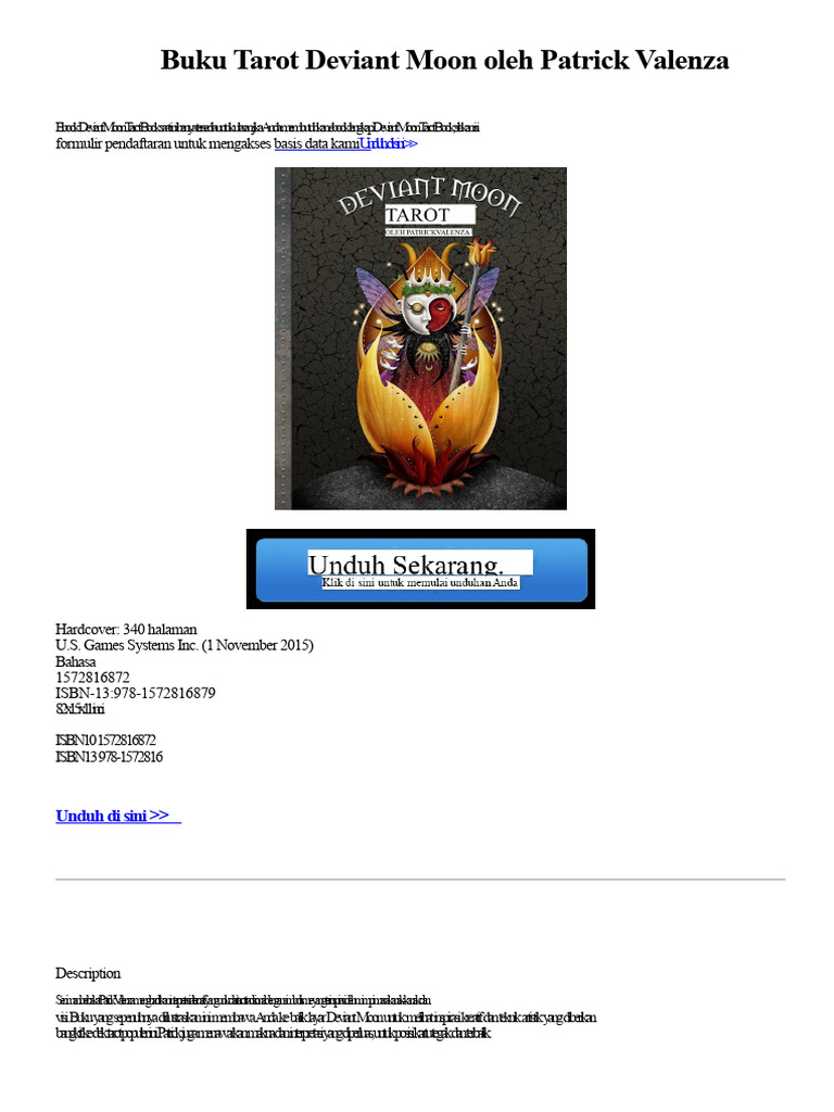 Buku Tarot Deviant Moon | PDF