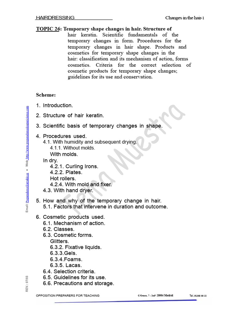 Hairdressing PDF | PDF | Hairstyle | Alpha Helix