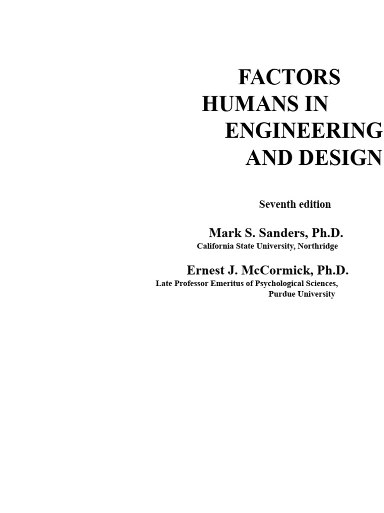 Understanding Human Factors in Design | PDF | System | Reliability ...