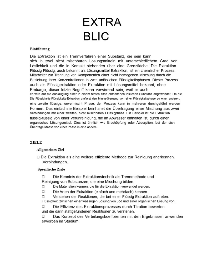 Theoretischer Rahmen Der Extraktion | PDF