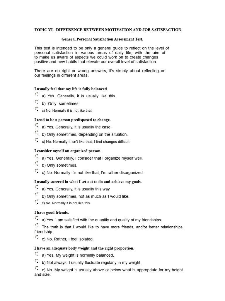 Workshop On Motivation and Job Satisfaction | PDF | Reinforcement | Job ...