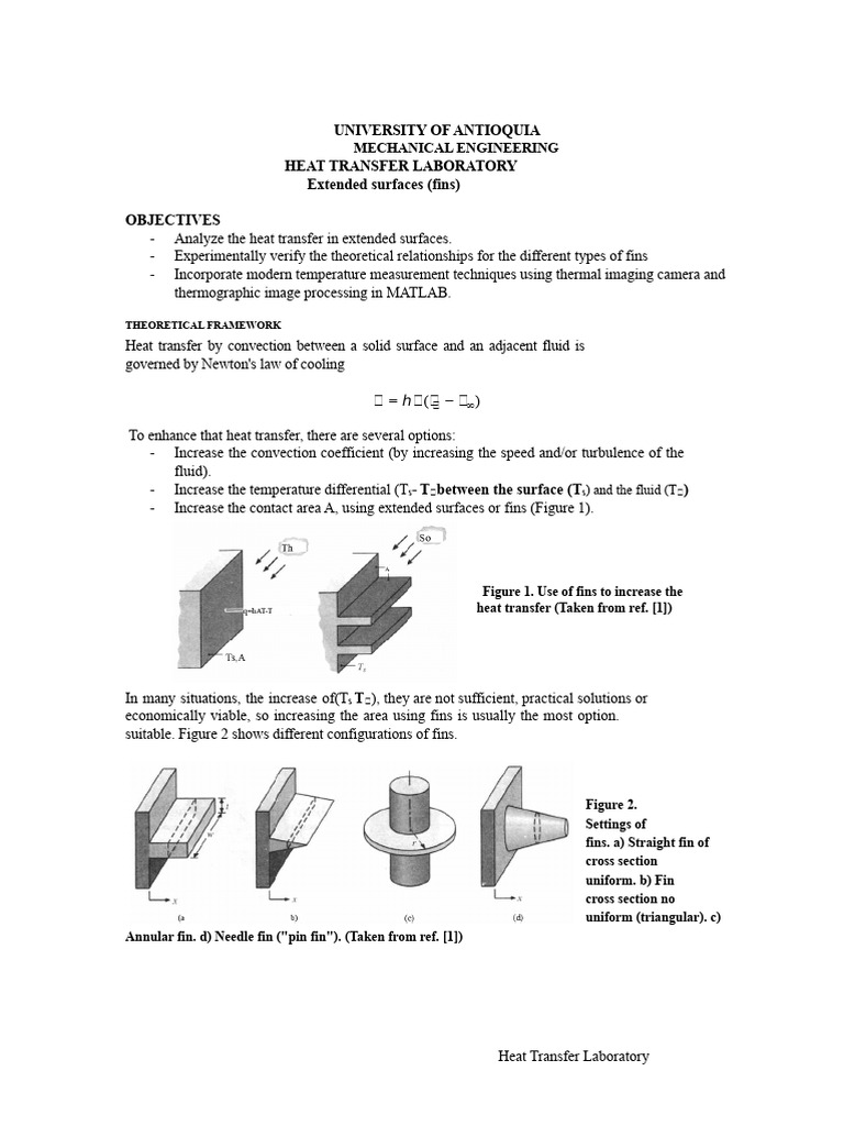 Heat Transfer Analysis with Fins | PDF | Heat Transfer | Thermal Conduction