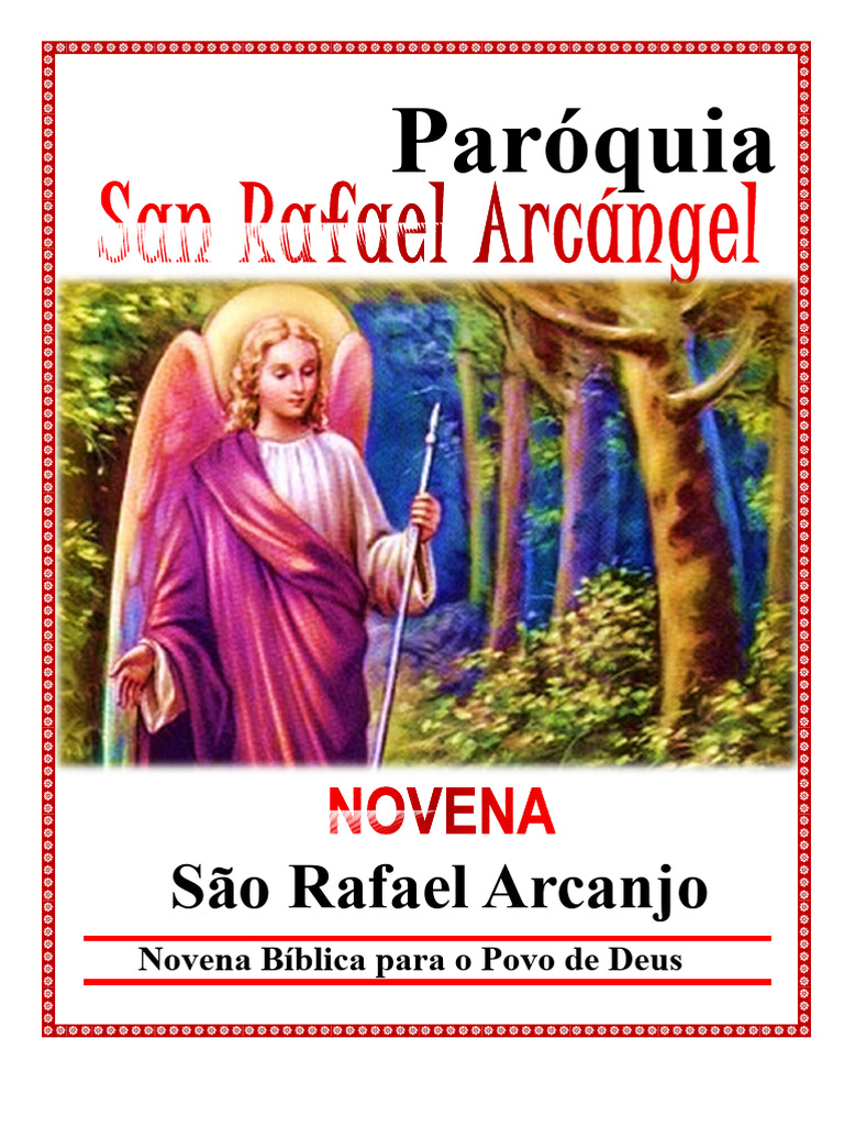 Novena a São Rafael Arcanjo | PDF | Oração | Espírito Santo (religião)