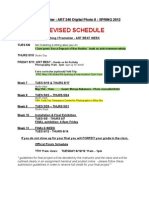 Sp12 ART240 Schedule - Revised