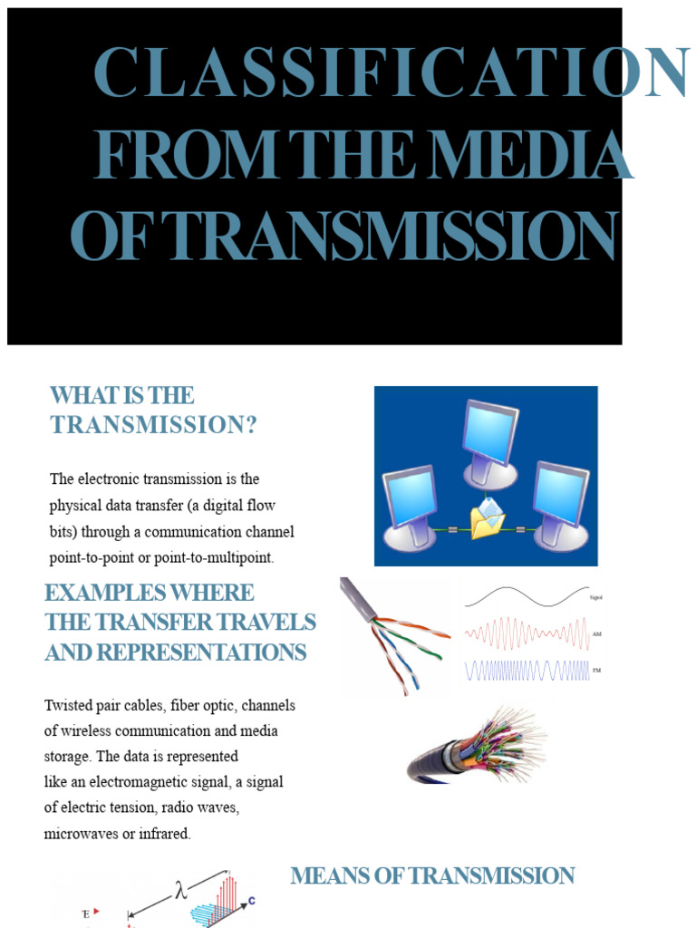 Understanding Data Transmission Methods | PDF | Transmission Medium ...