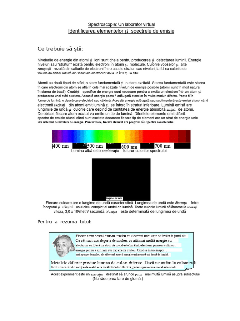 Laborator de Spectroscopie 12-13 | PDF