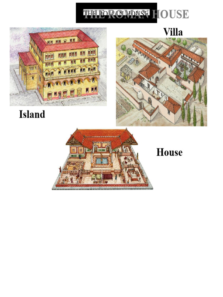 Structure and Features of Roman Houses | PDF