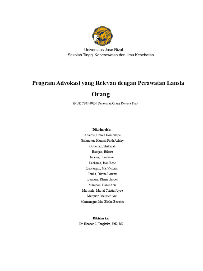 Program Advokasi | PDF