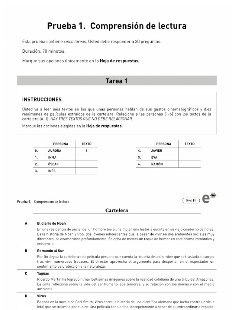 Dele B1 2013 | PDF