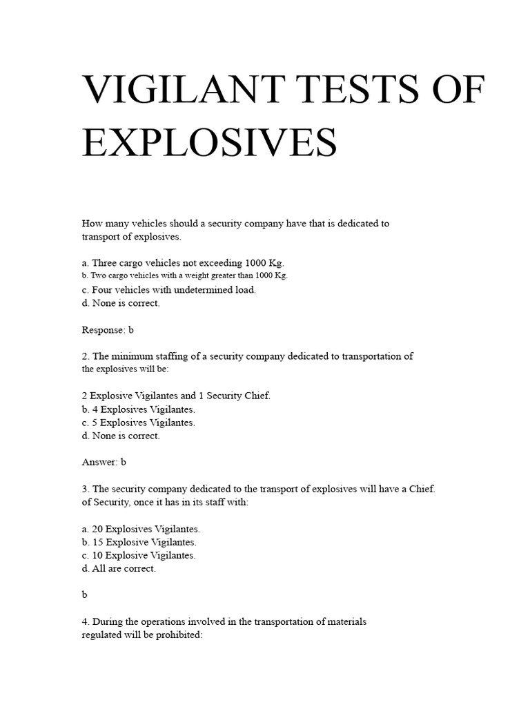 Explosives Transport Security Guidelines | PDF | Firearms | Cartridge ...